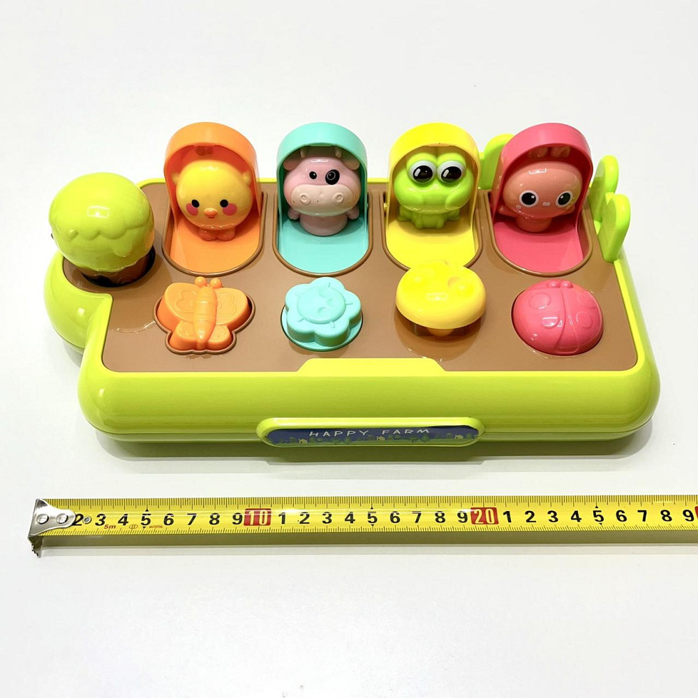 Розвиваюча гра Весела ферма 4 кнопки 4 тварини свисток (YL 369) Чернігів - фото 9