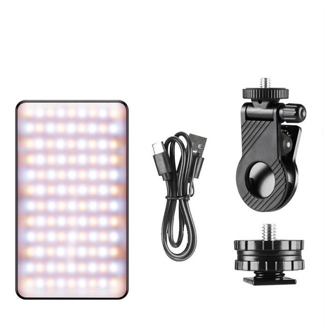 Свет портативный магнитный для телефона и камеры селфи Bi-Color 2500-9000К AC Prof M19 Киев - изображение 7