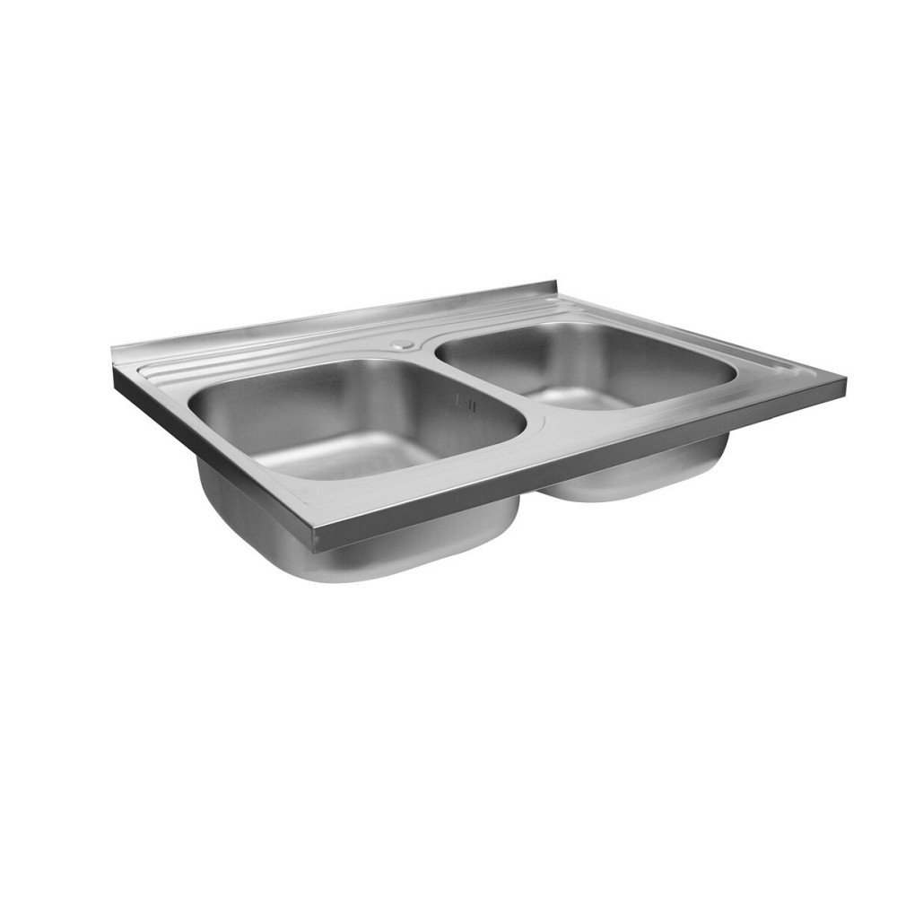 Кухонна мийка з нержавіючої сталі Valeso САТИН 8060D (0,7/180 мм) Коломыя - изображение 8