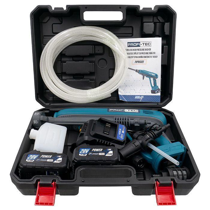 Мощная мойка высокого давления аккумуляторная PROFI-TEC PHPW3020 POWERLine: с АКБ 18V 4.0Ah, 30 бар Киев - изображение 2