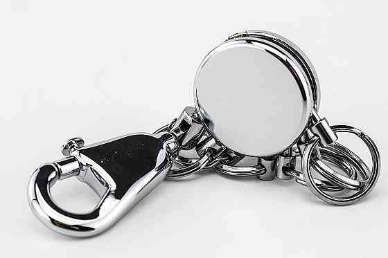 Брелок быстросъемный Troika с 6 сменными кольцами Хром Винница
