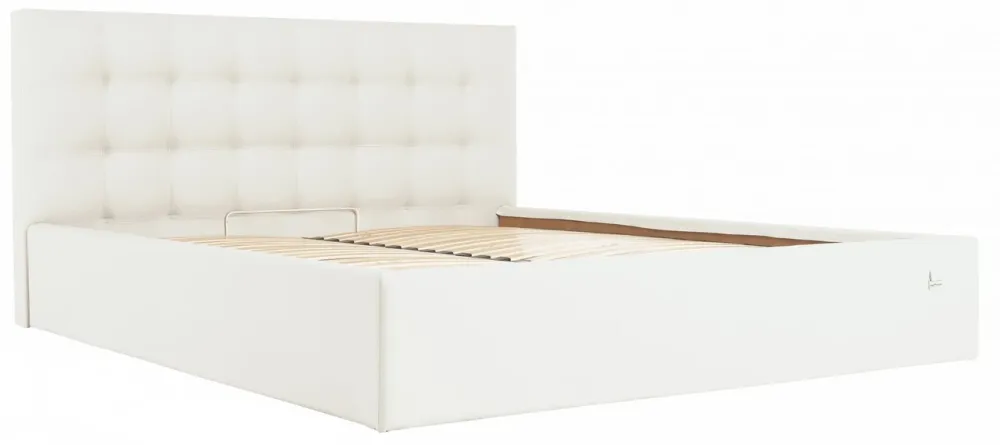 Ліжко Chester Comfort 120 х 190 см Fly 2200 З підйомним механізмом та нішою для білизни Білий Дніпро - фото 14