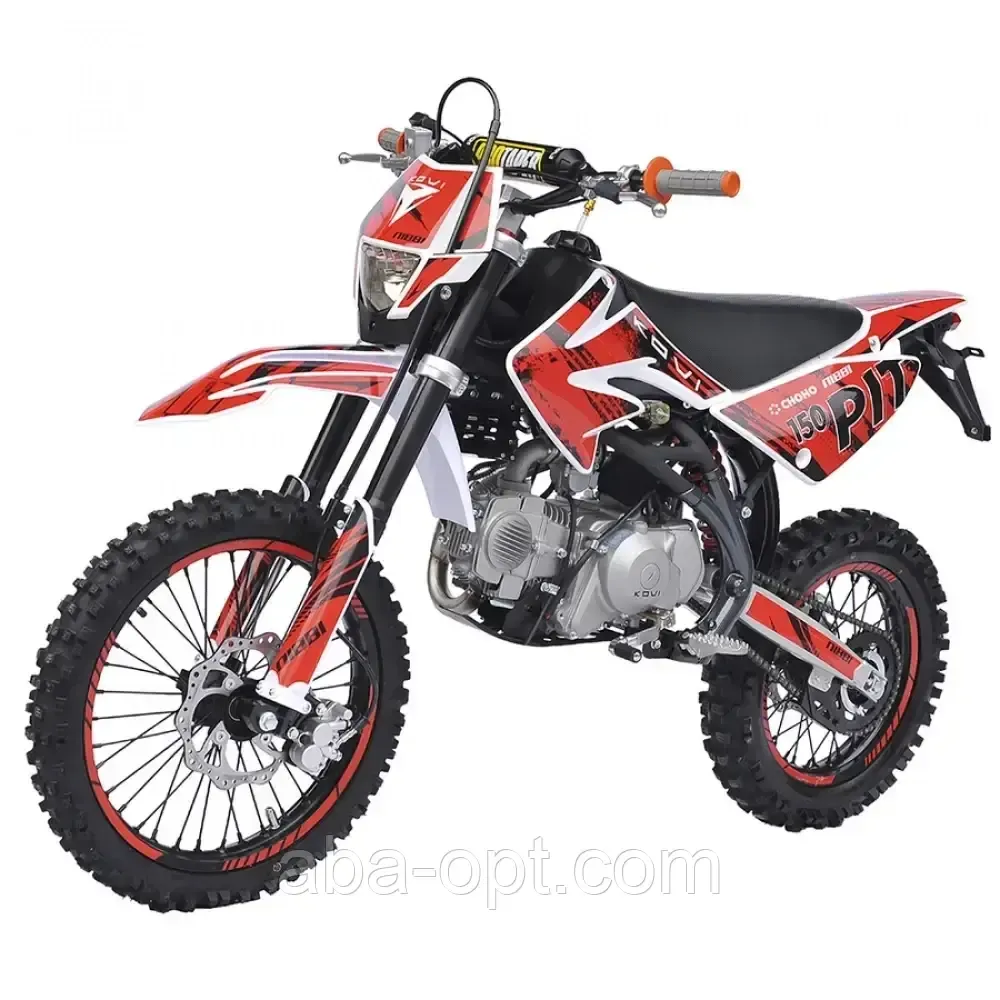 КРОСОВИЙ МОТОЦИКЛ KOVI PIT 150 Об'єм 140 м3 шини 17'/14' купити в інтернет-магазині дешево Одеса - фото 1