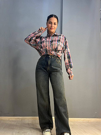 Джинсы женские Its Basic 4118 straight fit прямые от бедра, синий, 36, 36, 68 см, 100 см Одесса - изображение 5