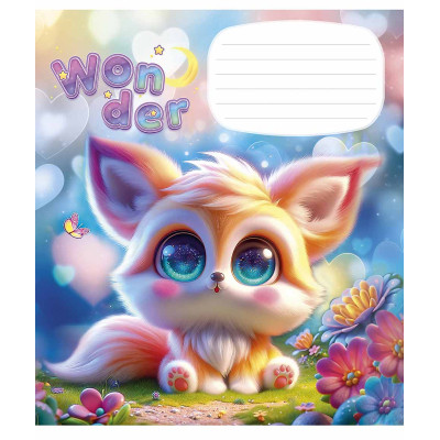 Зошит Школярик Wonderful 12 аркушів лінія (012-3414L) Вінниця - фото 3