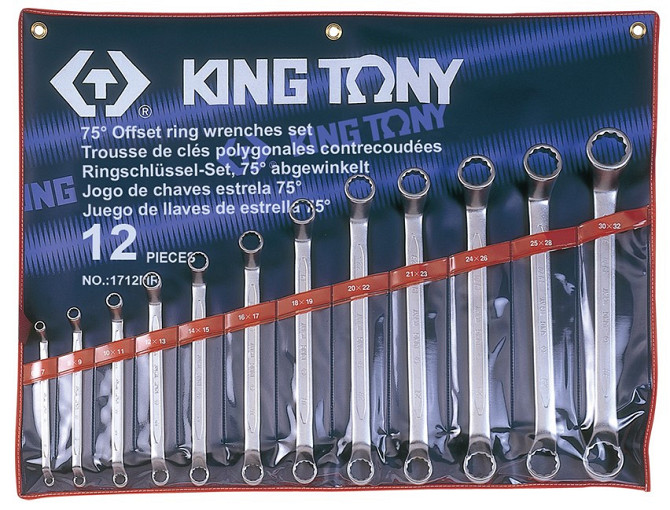 Набір ключів накидних King Tony Н/Н 1712MR 12шт (6-32мм) Коломия - фото 1