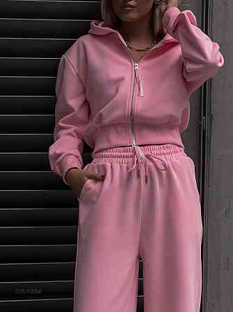 Жіночий стильний повсякденний костюм двійка турецька двохнитка Одеса