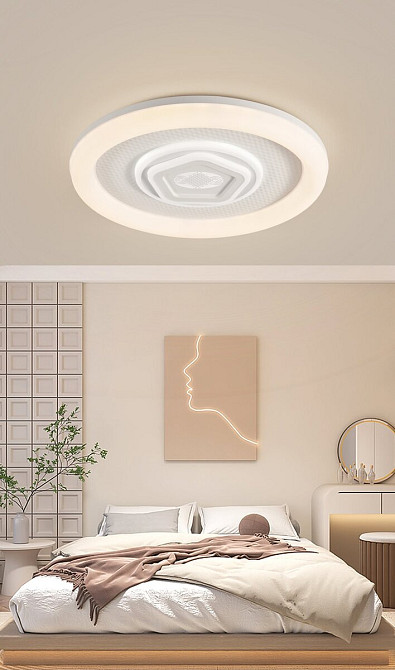 Світлодіодна пристельова люстра 2H-001, Білий Коломия - фото 2