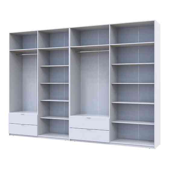 Шкаф для одежды Doros Лукас Белый 4+4 ДСП 340х50х240 DRS-011691 (42005138) Днепр