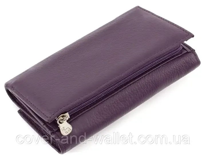 Невеликий жіночий гаманець фіолетового кольору на магнітах Marco Coverna MC 1418 Київ - фото 3