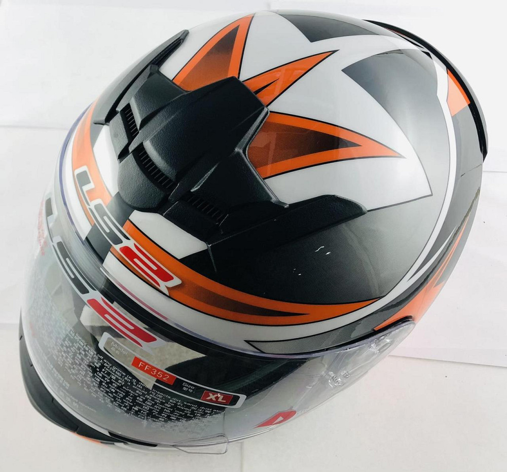 Шолом інтеграл (size:XL, чорно-жовтогарячий) Мукачево - фото 1