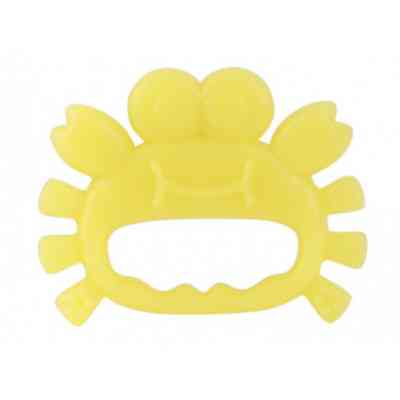 Прорезыватель Baby Team Морские жители крабик (4008_желтый_крабик) Винница