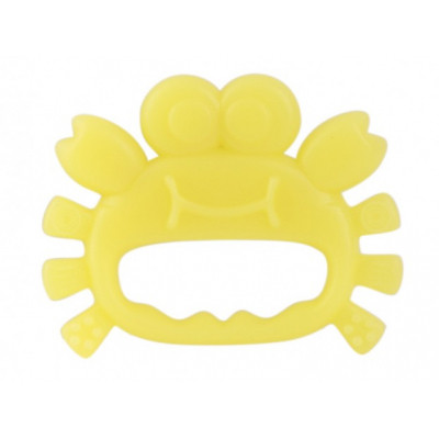 Прорезыватель Baby Team Морские жители крабик (4008_желтый_крабик) Винница - изображение 1