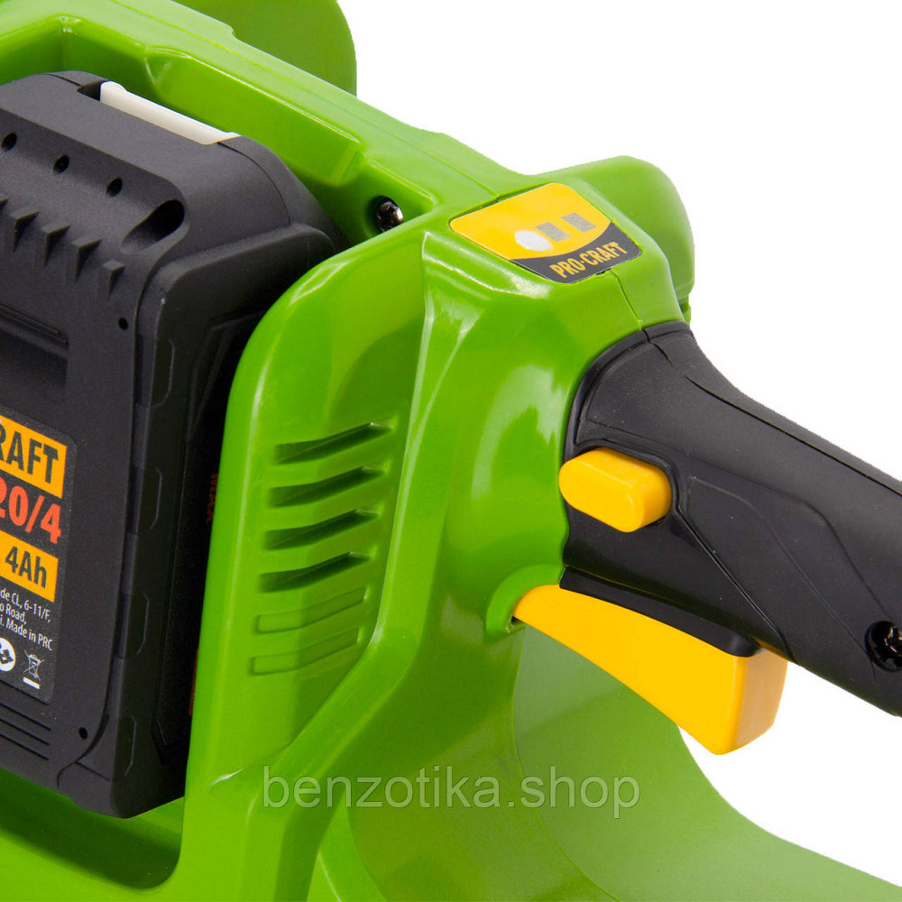 Акумуляторна ланцюгова пилка Procraft PCA40/2 (20В, безщіткова, без АКБ та зарядного пристрою) — пот Київ - фото 5