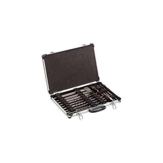 Набор сверел и зубил 17 шт для перфоратора в кейсе Киев