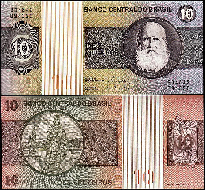 Бразилія/Brazil 10 Cruzeiros (1979) Pick 193c UNC Полтава - фото 1