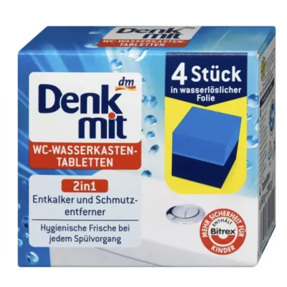 Таблетки для туалетного бачка Denkmit 4 шт Львов