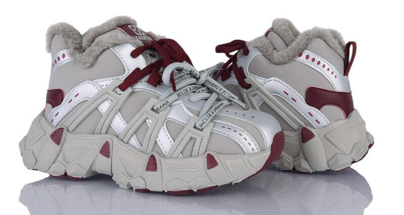 Детские зимние кроссовки для девочки 32,33,34,35,36,37 Николаев - изображение 1