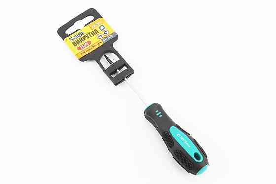 Викрутка магнітна TORX T 7x75мм ручка з TPR покриттям 49-0077 Київ