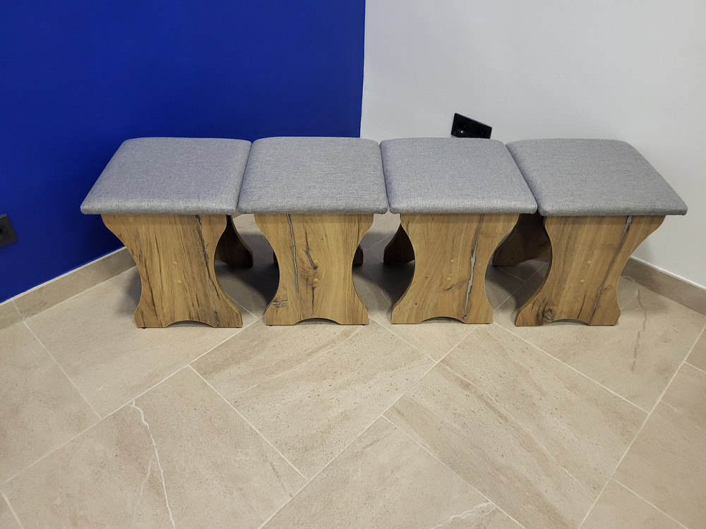 4 табурета (комплект) 35х35х44 см / mebelservice  / Дуб Флагшток Львів - фото 4