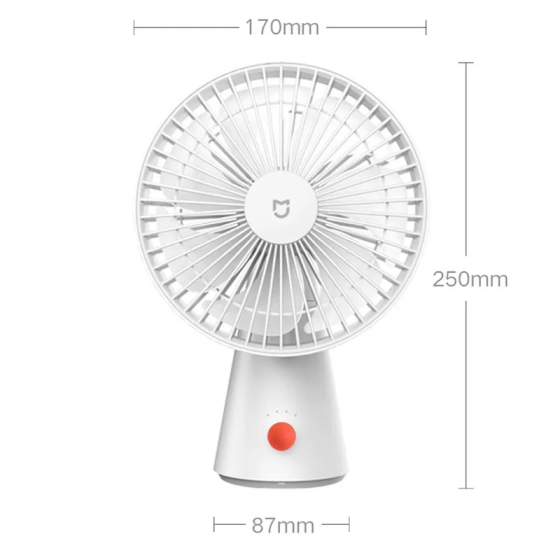 Вентилятор портативний Xiaomi MiJia 4000 mAh Desktop Mobile Fan Київ