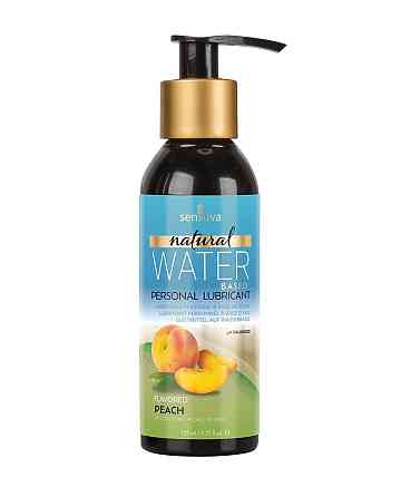 Змазка на водній основі Sensuva Natural Water-Based Peach (125 мл) без гліцерину та парабенів Sex Aura Київ