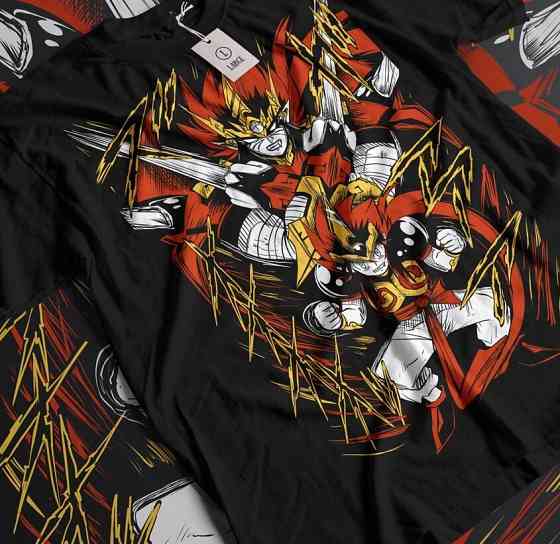 Футболка аниме Кисхин Доуджи Зенки Аниме оверсайз (S/M/L) Черний AnimeJ1062 Днепр