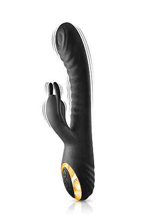 Силіконовий вібратор RABBIT MY MAHARANI BLACK EMPIRE VIBRATOR Sex Aura Київ