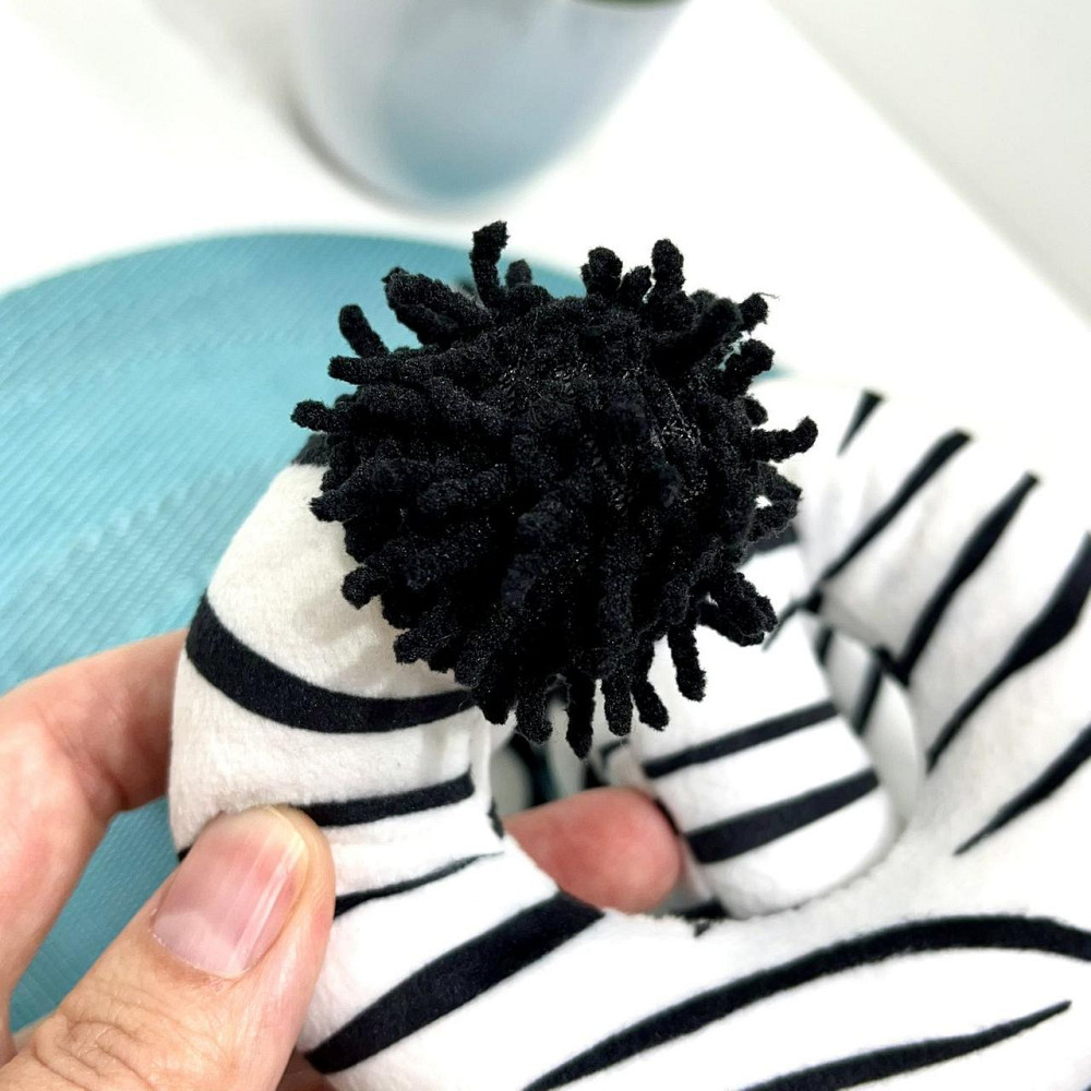 Підвіска-спіраль на візок Limo Toy Тварина 26 см Чорно-біла (rat58) Чернігів - фото 5