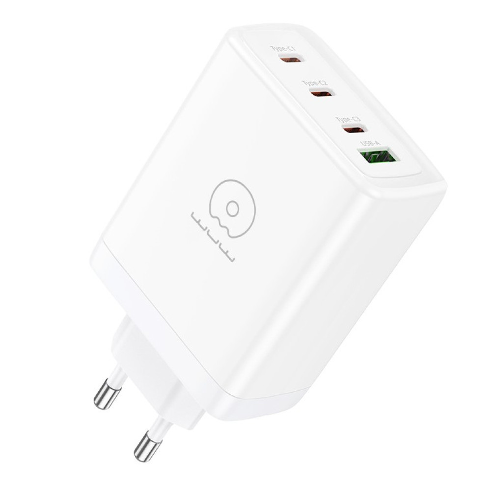 Мережевий зарядний пристрій WUW-C158 1USB 3Type-C PD100W white WUW-C158 Одеса - фото 1