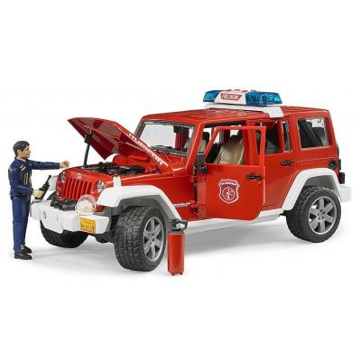 Спецтехника Bruder Джип пожарный Wrangler Unlimited Rubicon + фигурка (02528) Винница - изображение 4
