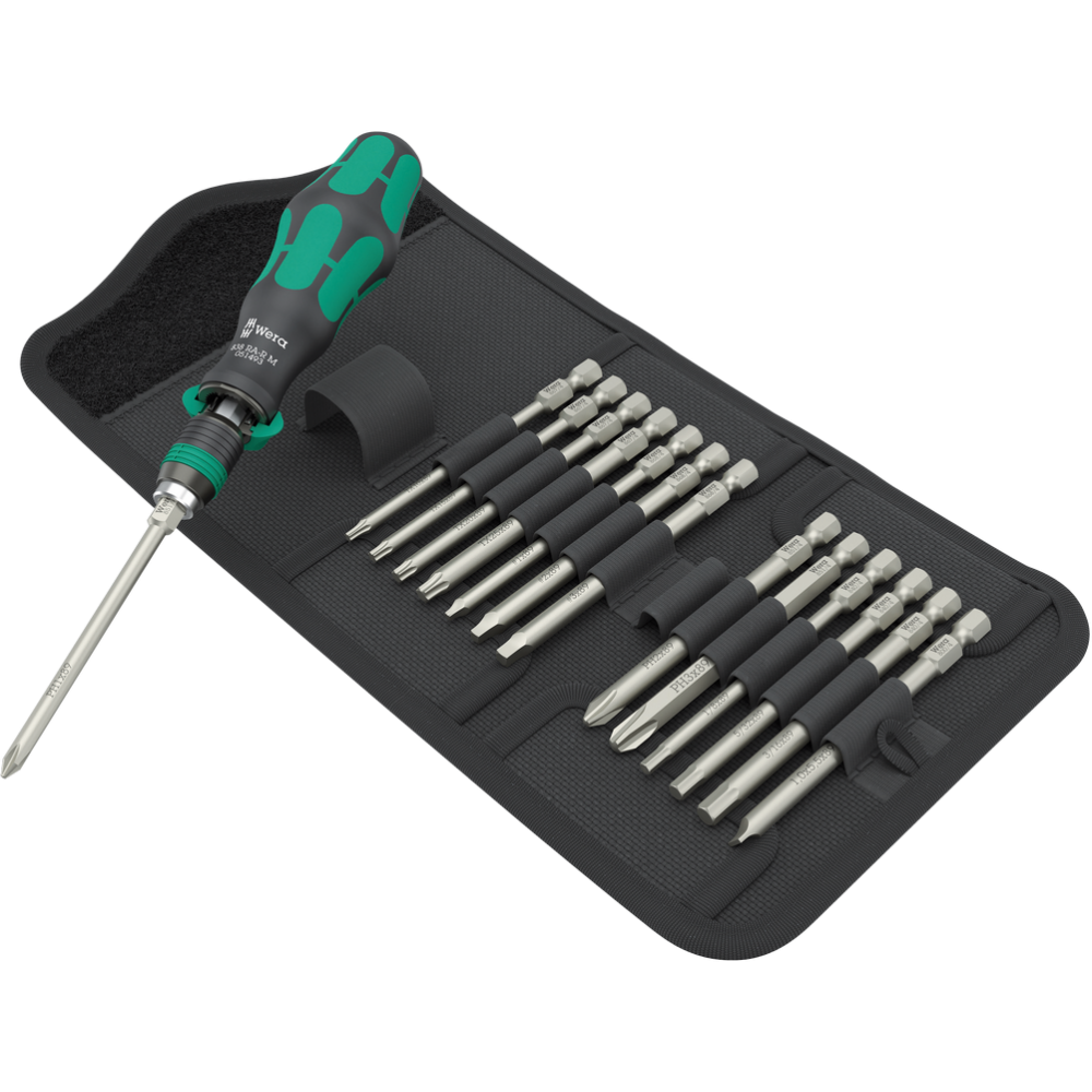 Трещеточная отвертка-битодержатель 1/4