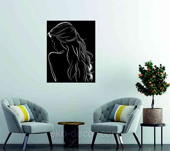 Декоративное настенное Панно «Девушка» Декор на стену Киев