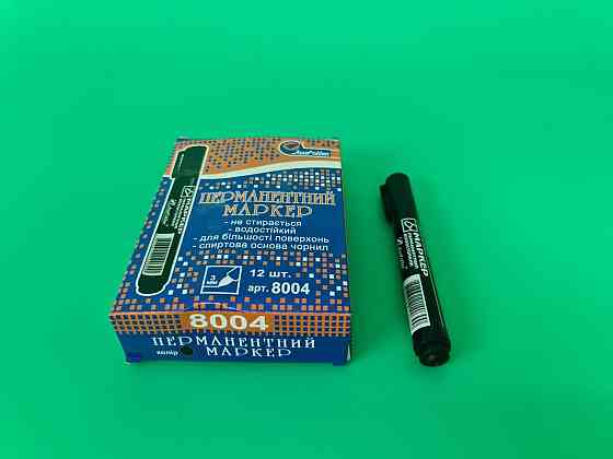 Маркер перманентний "Josef Otten" (код8004) Чорний (12 шт.) Харків