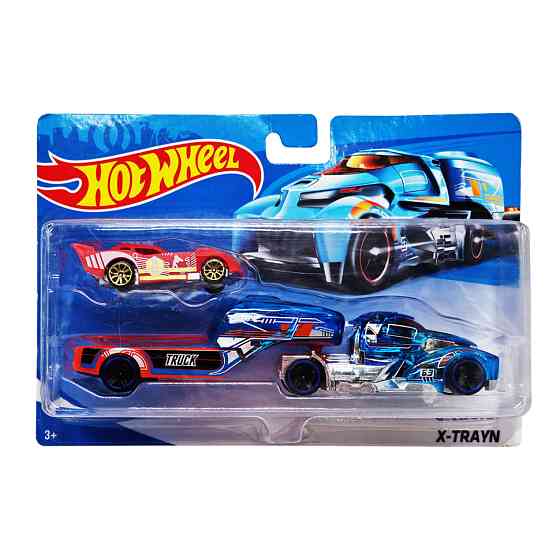 Детский игровой набор машинок T-K937-1(Red-1) с трейлером Винница