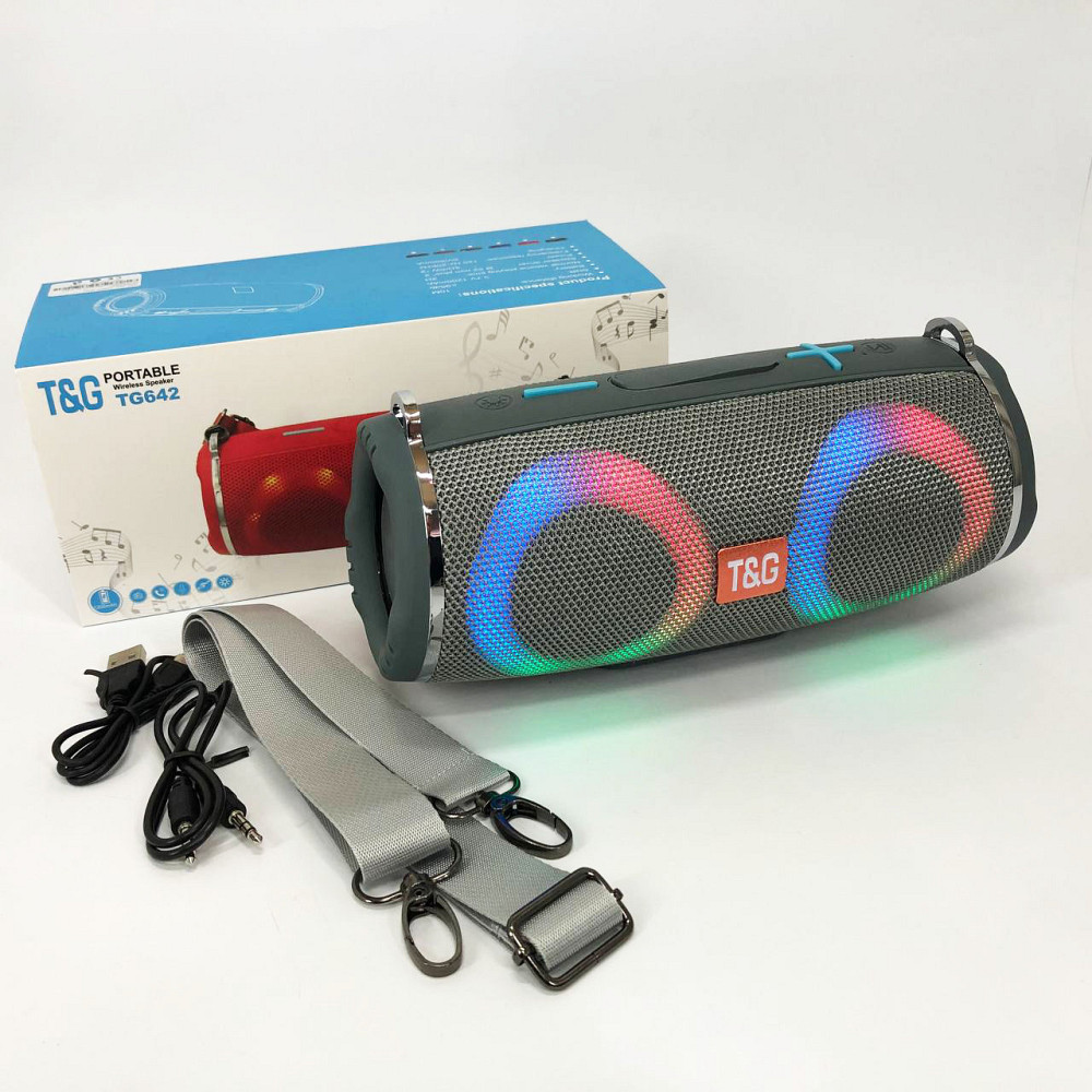 Bluetooth колонка радіо на ремені TG642, Колонка музична з підсвічуванням bluetooth CZ-83 Львів - фото 17
