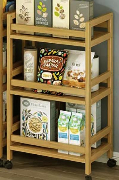 Етажерка на колесах "Хенс 3" сієна Миколаїв - фото 1