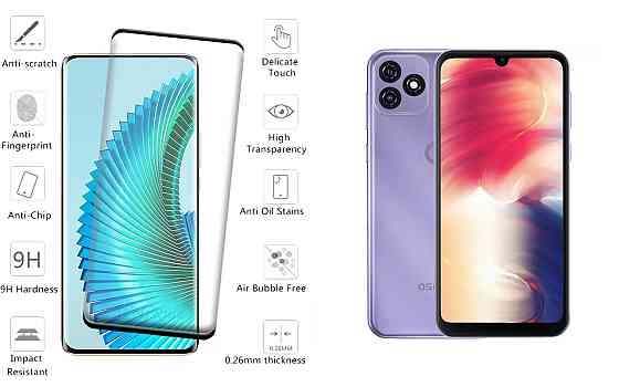 Защитное стекло HyperGlass Pro для Blackview Oscal C20, Oscal C20 Pro – максимальная чувствительность и защита Киев