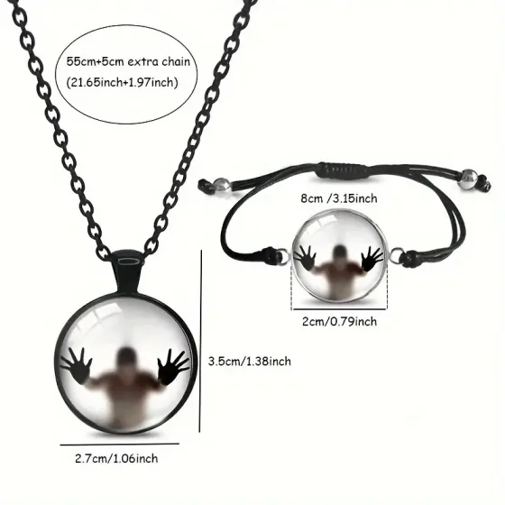 Кулон, що світиться «Силует» — сріблястий ланцюжок Київ