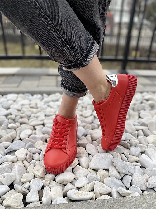 Vices Кросівки жіночі VICES 7170-19 червоні (весна-осінь, еко-шкіра) (1472) Коломия - фото 6