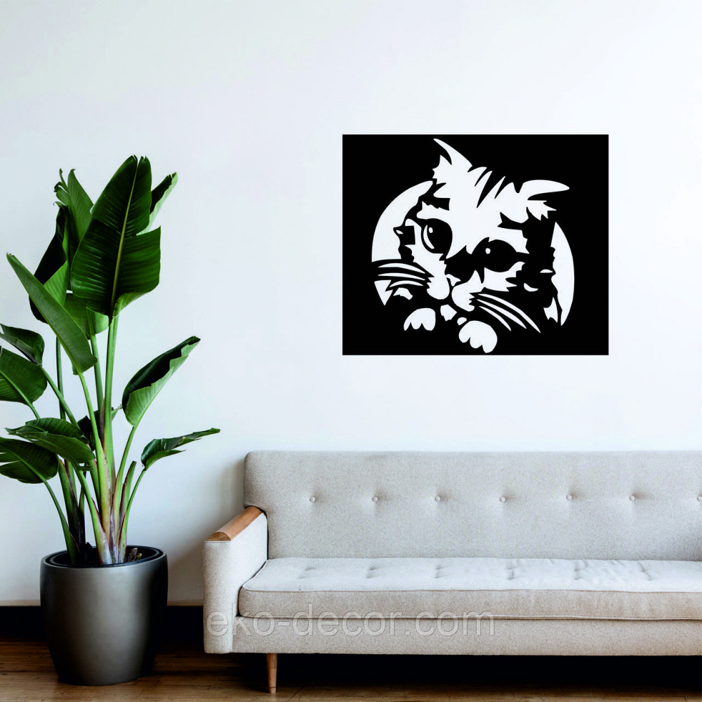 Декоративное настенное Панно «Кот», Декор на стену Киев - изображение 9