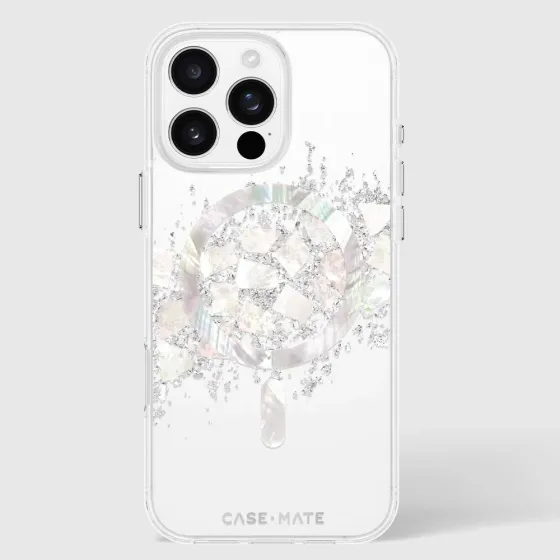 Iphone 15 Pro Max Чехол с блестками MgS TPU+PC (прозрачный) Одесса