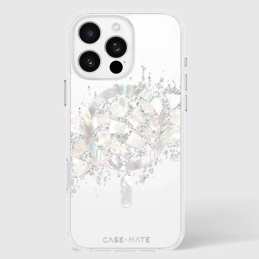 Iphone 15 Pro Max Чехол с блестками MgS TPU+PC (прозрачный) Одесса - изображение 1