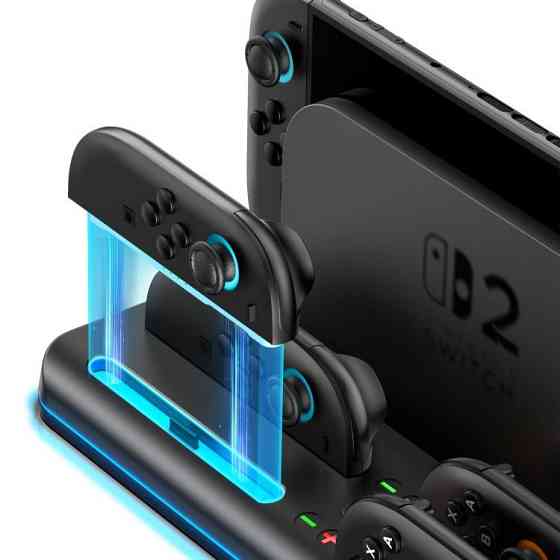 Зарядна станція Switch 2 підставка RGB OIVO VG-SW205B Київ