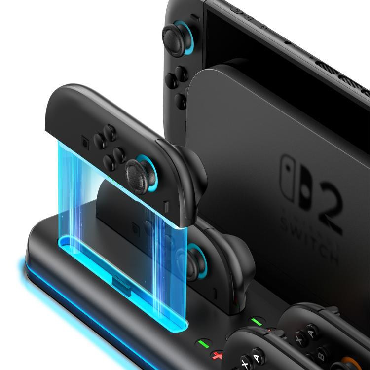 Зарядная станция Switch 2 подставка RGB OIVO VG-SW205B Киев - изображение 6