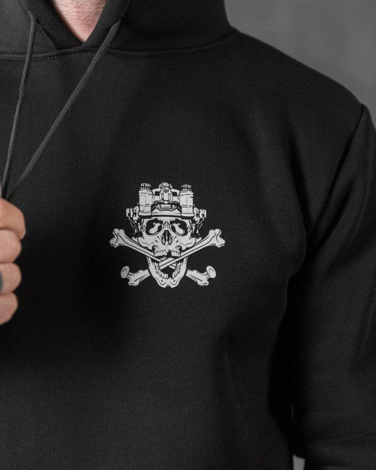 Худи CELEO на флисе diner  black  ВТ7913 Одесса - изображение 5