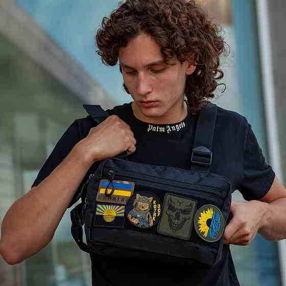 Армійська сумка для чоловіків, Чоловіча сумка кабура тактична плечова, Сумки чоловічі тактичні CP-74 Івано-Франківськ