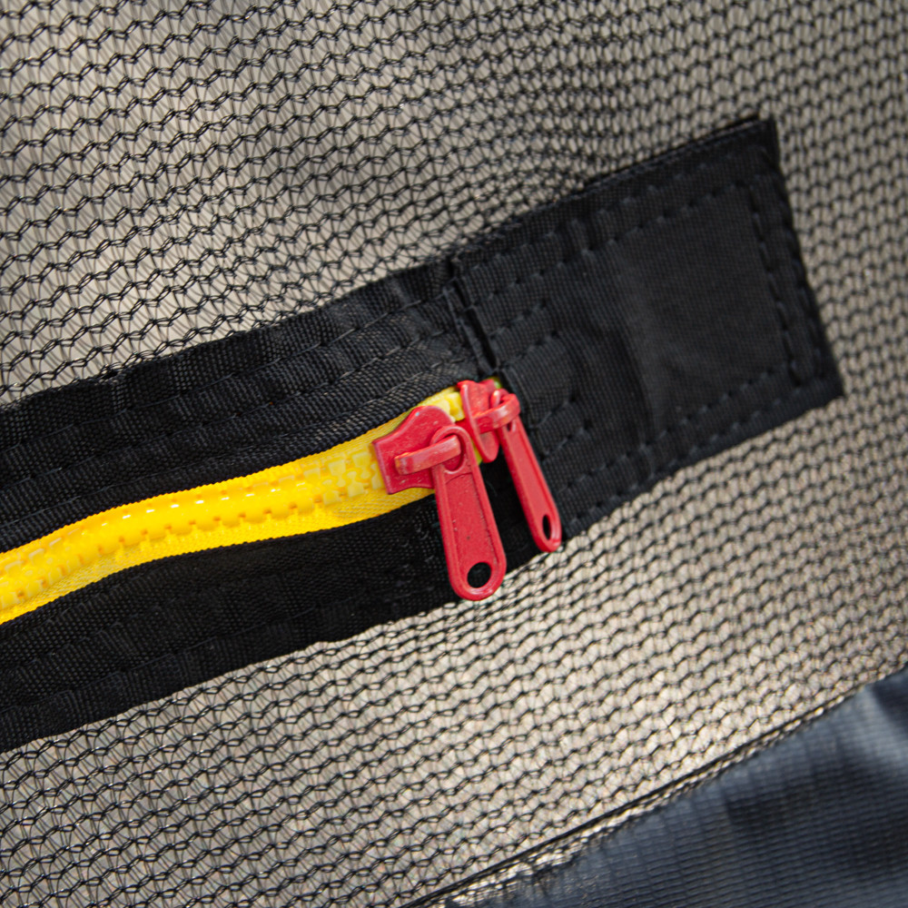 Батут inSPORTline Flea PRO с внутренней сеткой 244 см черный Киев - изображение 5