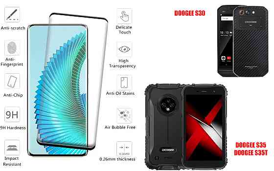 Защитное стекло HyperGlass Pro для DOOGEE S30, S35, S35T – максимальная чувствительность и защита Киев