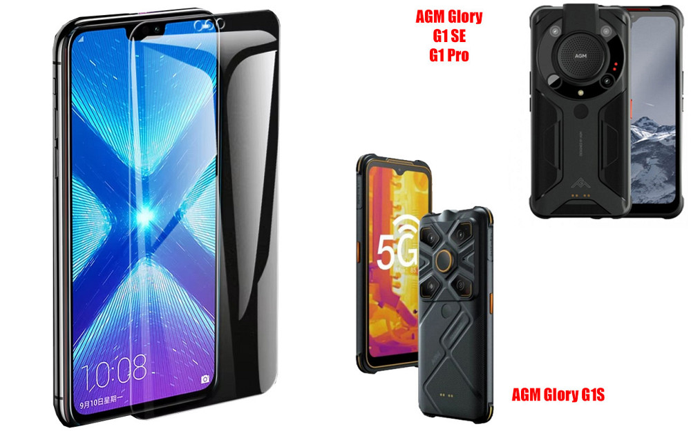 Защитное стекло NeoGlass для AGM Glory G1 SE, G1S, G1 Pro – ультрапрозрачное и устойчивое Киев - изображение 2